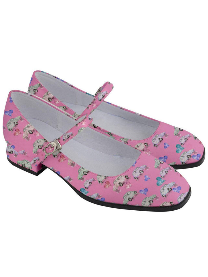 Beetle Hearts Women's Mary Jane Shoes