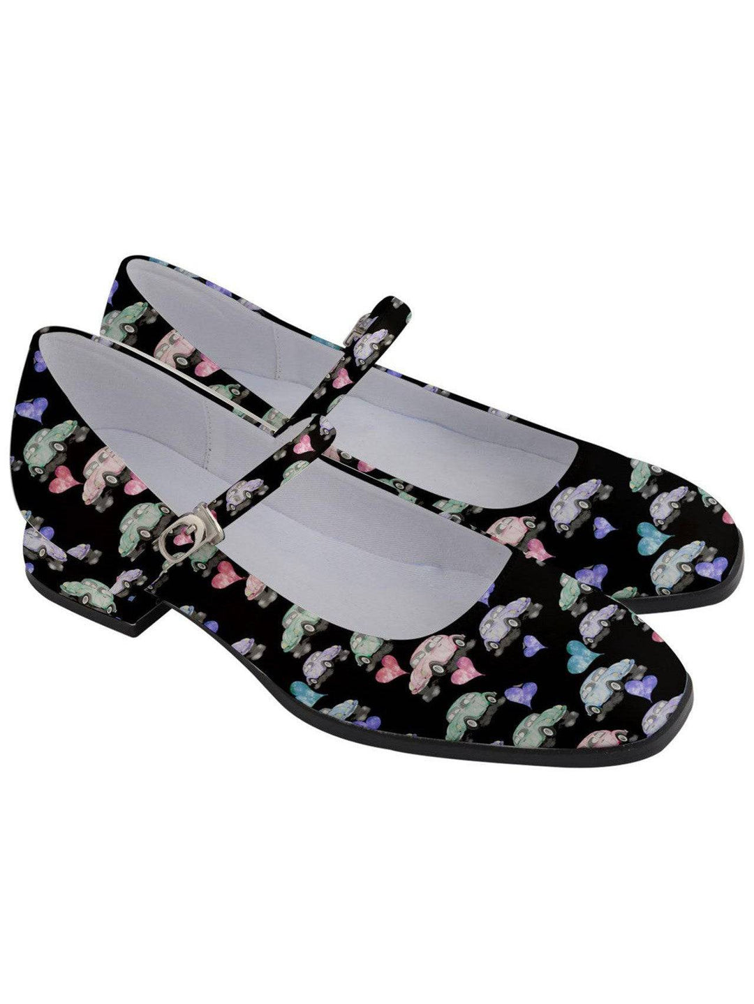 Beetle Hearts Women's Mary Jane Shoes - Poison Arrow Retro