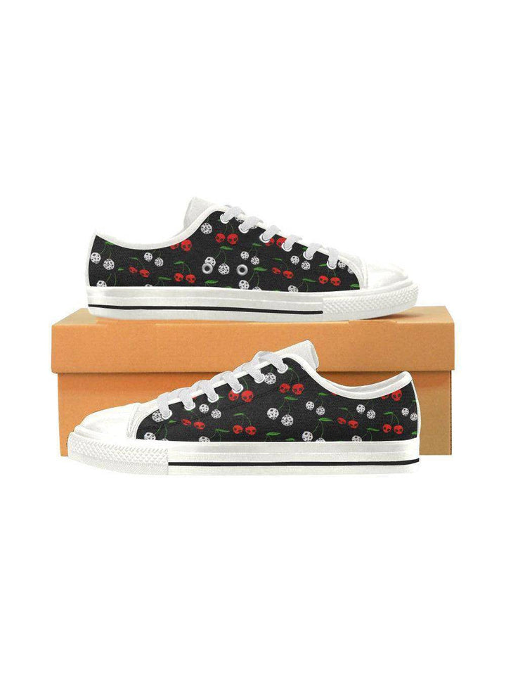 CHERRY SKULLS n DICE Retro Style Sneakers - Poison Arrow Retro