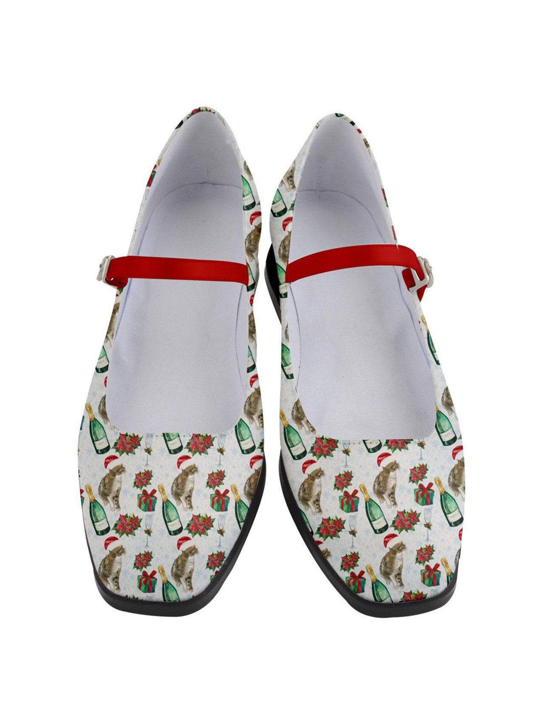 Christmas Cats Women's Mary Jane Shoes - Poison Arrow Retro