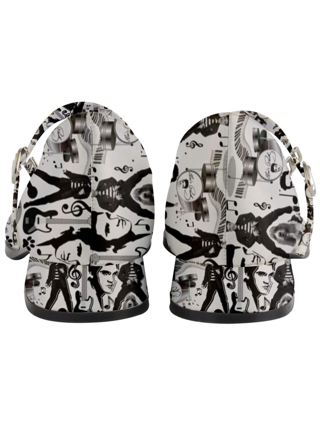 Elvis Print Women's Mary Jane Shoes - Poison Arrow Retro