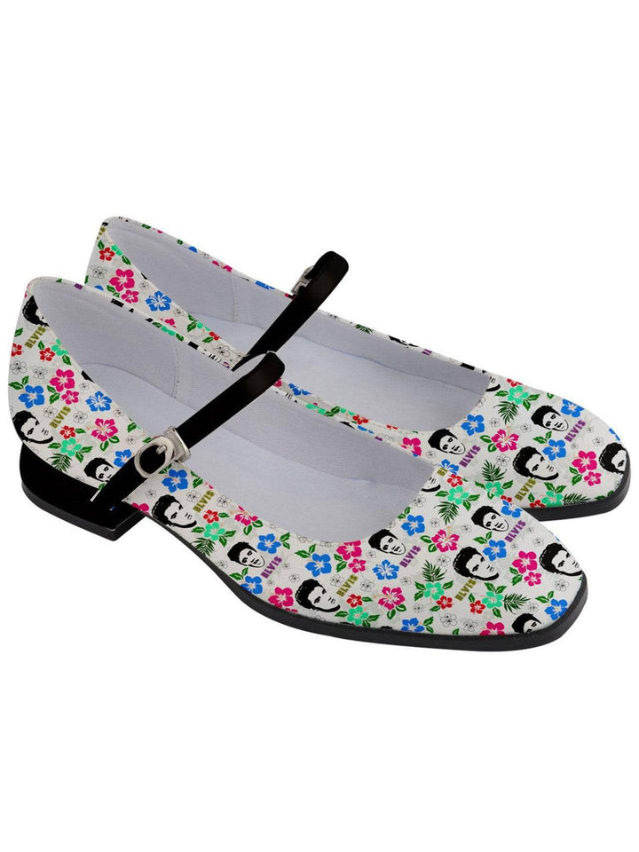 Hawaii Elvis Women's Mary Jane Shoes - Poison Arrow Retro