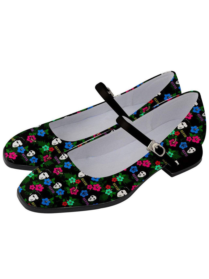 Hawaii Elvis Women's Mary Jane Shoes - Poison Arrow Retro