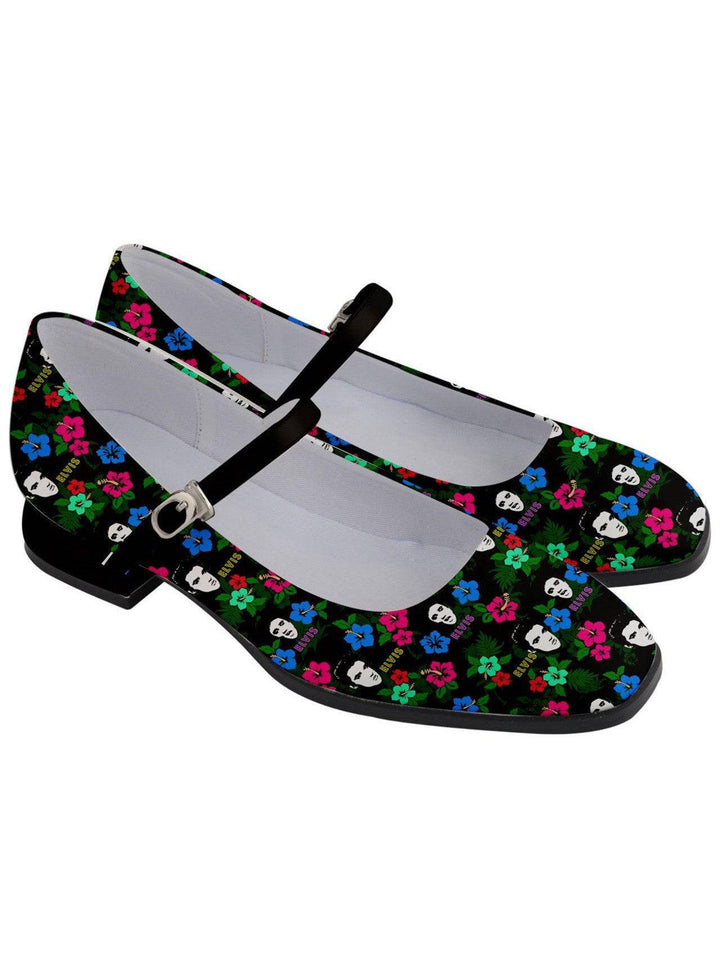 Hawaii Elvis Women's Mary Jane Shoes - Poison Arrow Retro