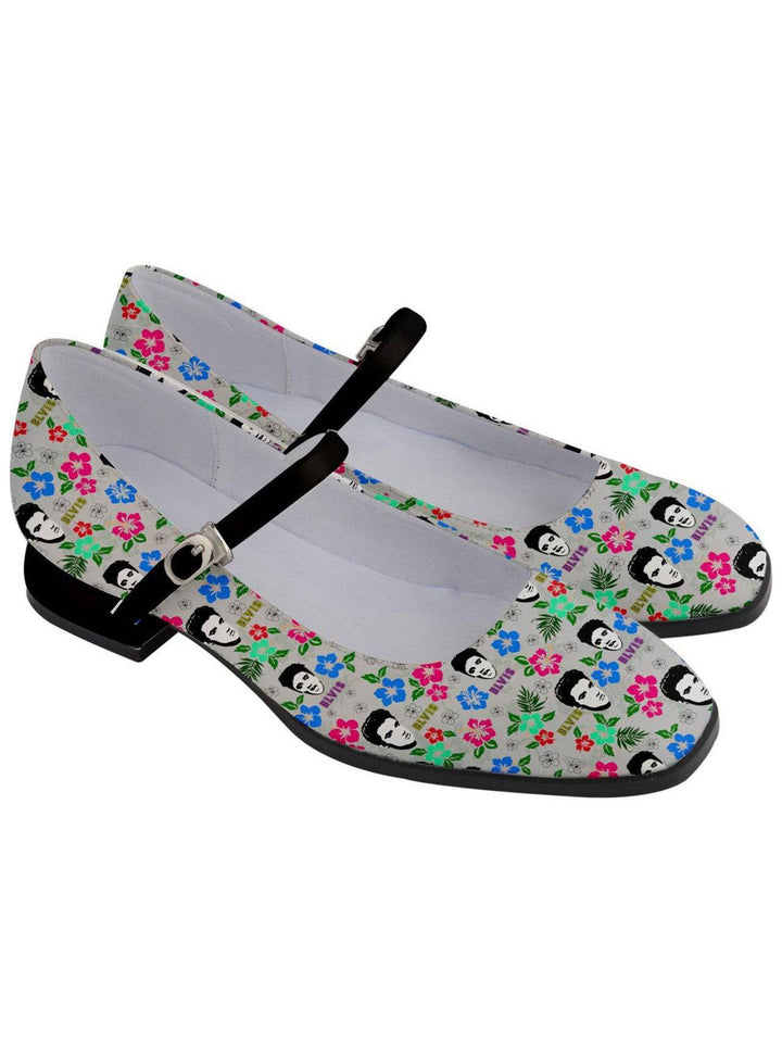 Hawaii Elvis Women's Mary Jane Shoes - Poison Arrow Retro