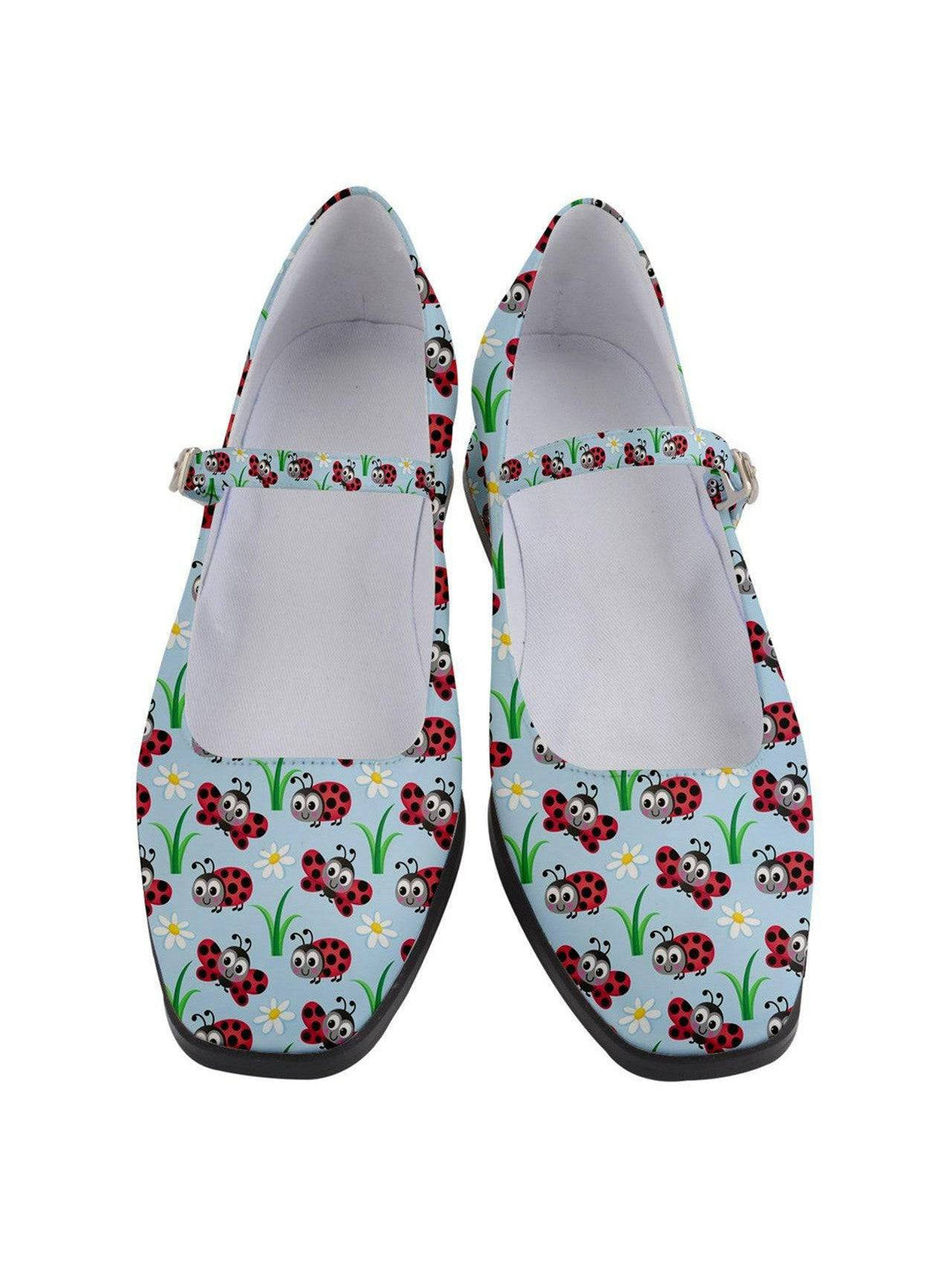 Ladybugs Women's Mary Jane Shoes [IN STOCK] - Poison Arrow Retro