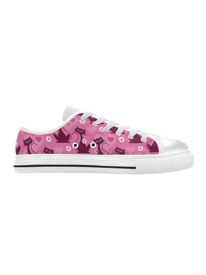 LOVECATS WHITE Retro Style Sneakers - Poison Arrow Retro