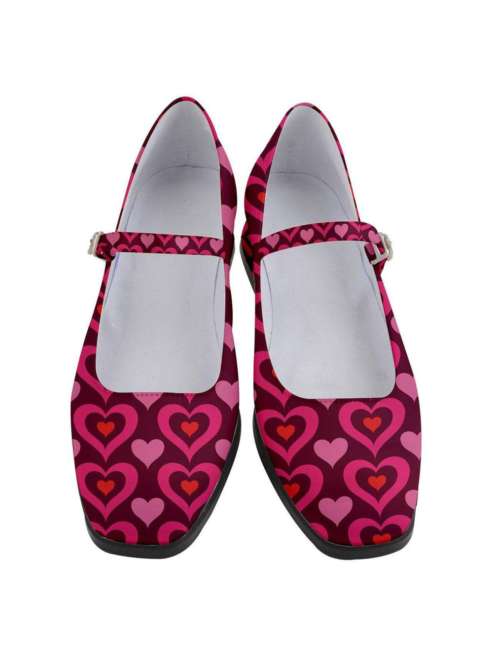 MY GROOVY VALENTINE Women's Mary Jane Shoes - Poison Arrow Retro