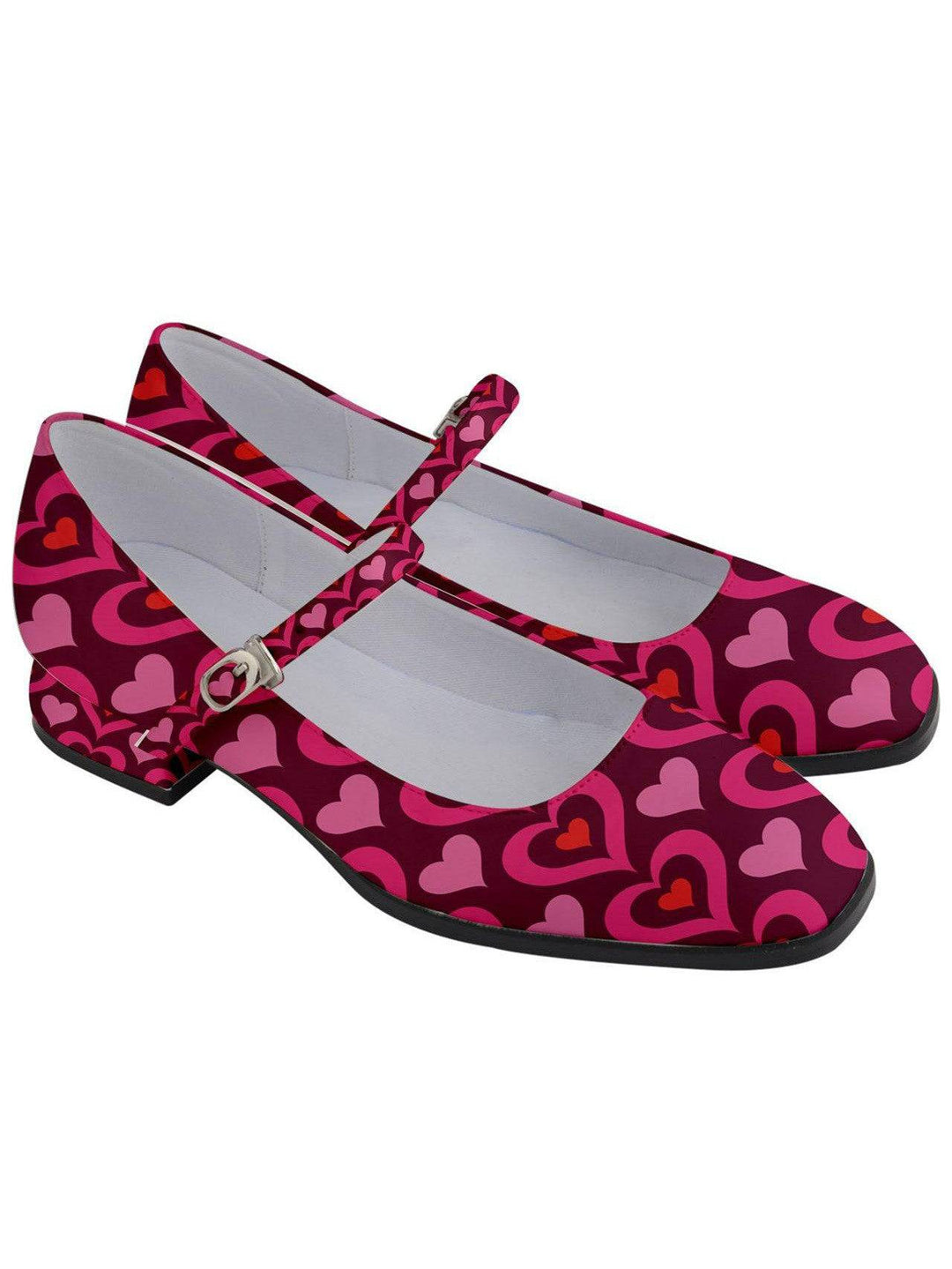 MY GROOVY VALENTINE Women's Mary Jane Shoes - Poison Arrow Retro