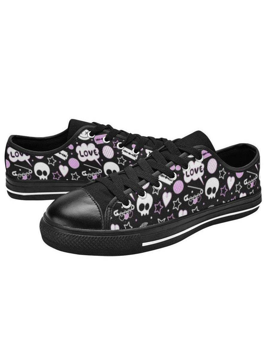 PUNK!  Retro Style Sneakers - Poison Arrow Retro