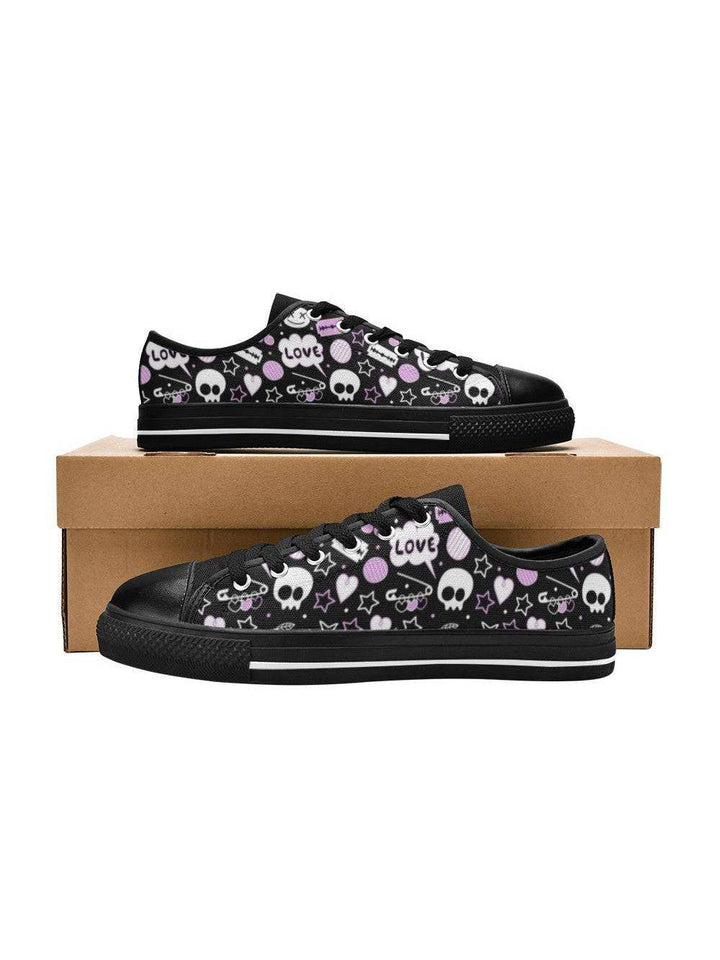 PUNK!  Retro Style Sneakers - Poison Arrow Retro