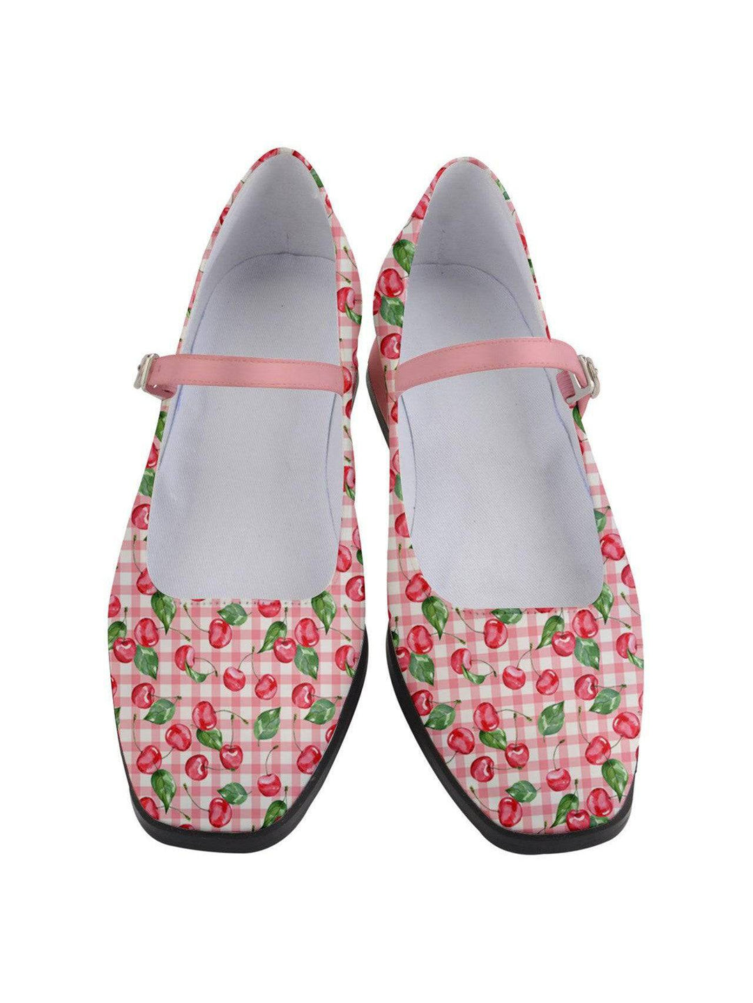 Watercolour Cherries Women's Mary Jane Shoes - Poison Arrow Retro