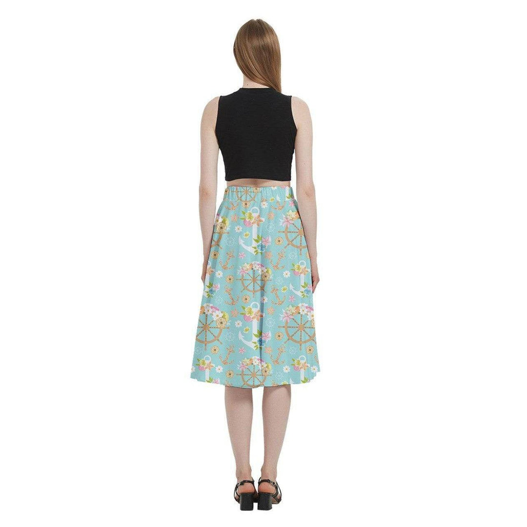 Anchors Aweigh Full Circle Skirt - Poison Arrow Retro