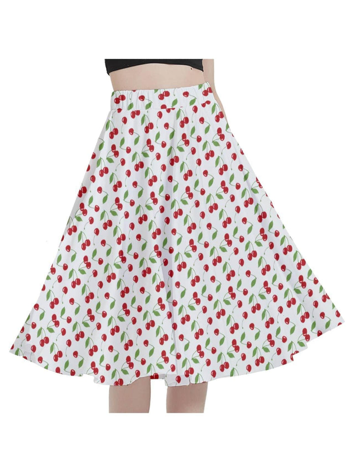 Cherry Bombshell Full Circle Skirt - Poison Arrow Retro