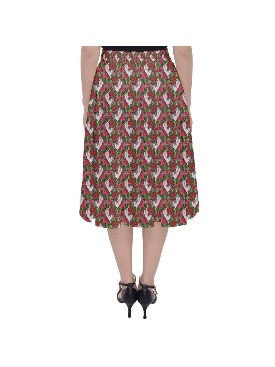 Christmas Cats Midi Skirt - Poison Arrow Retro