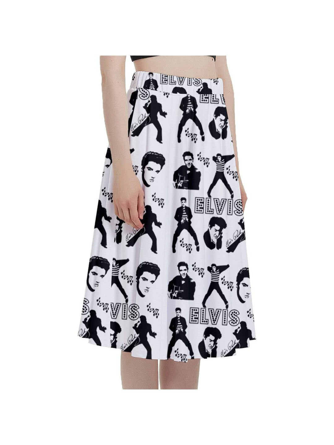 Elvis Full Circle Skirt - Poison Arrow Retro