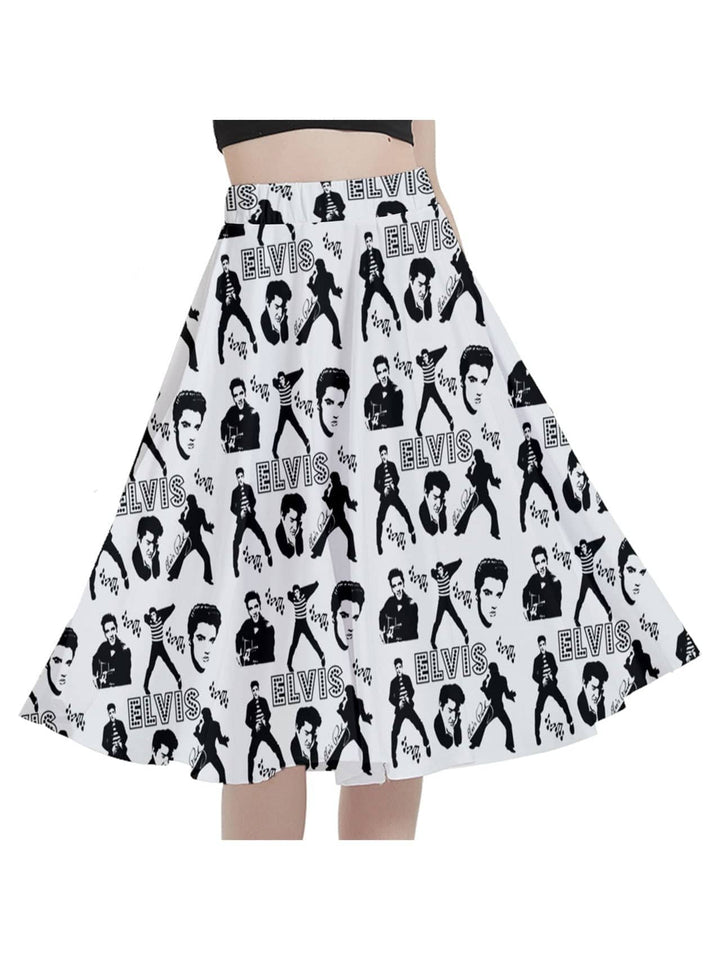 Elvis Full Circle Skirt - Poison Arrow Retro