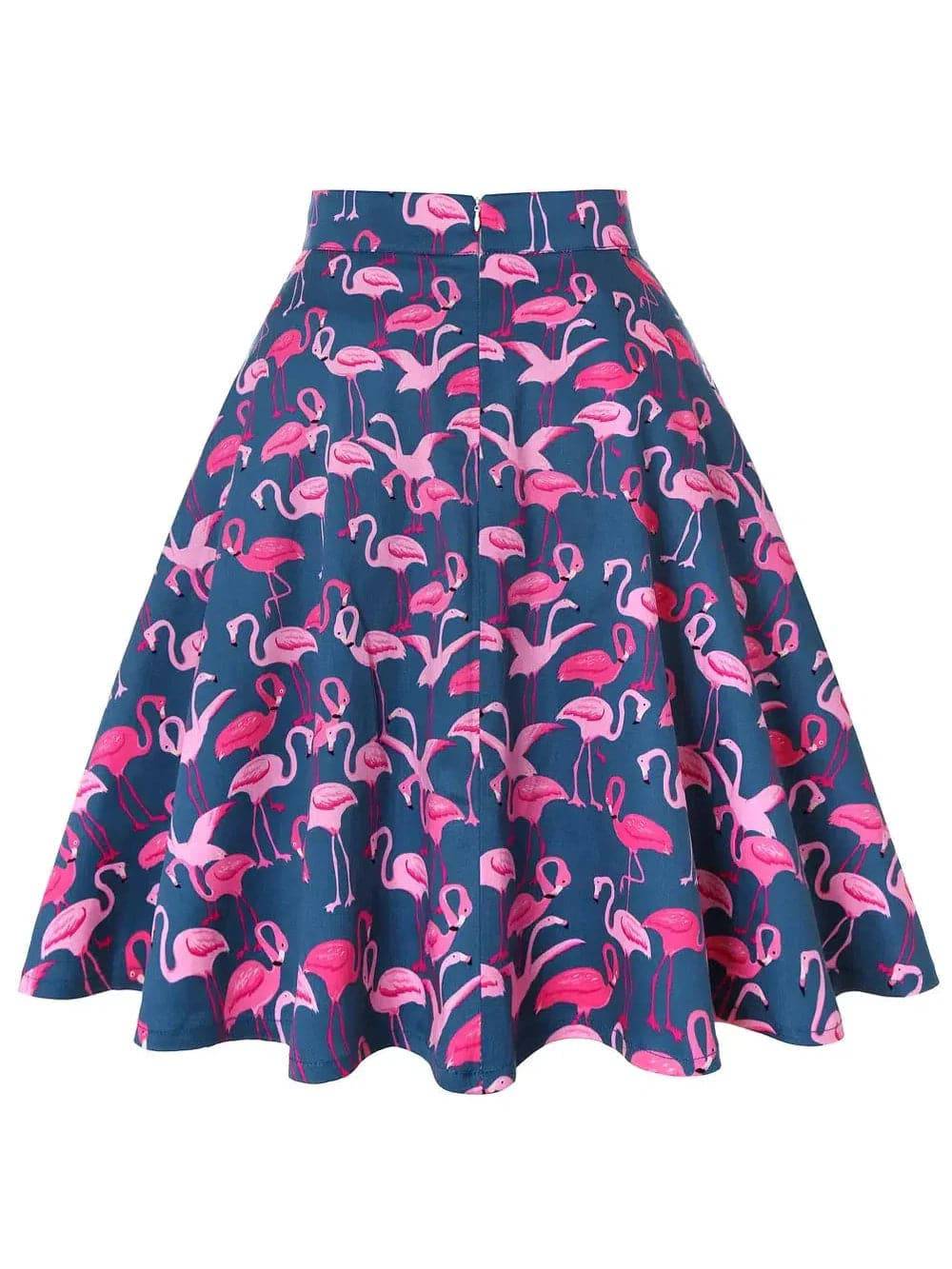 Flamingo Flared Skirt