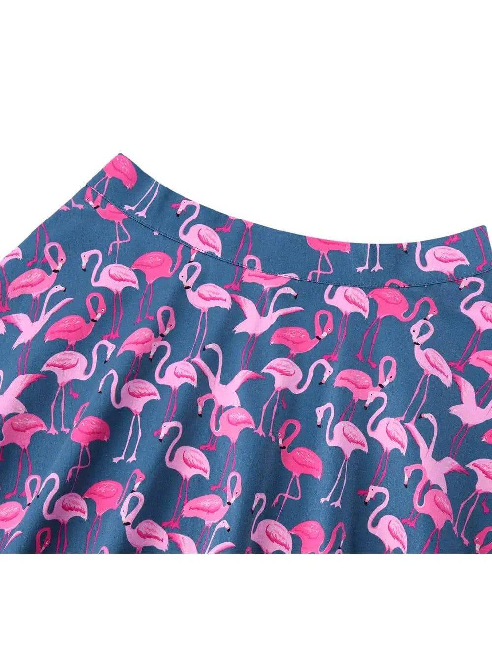 Flamingo Flared Skirt