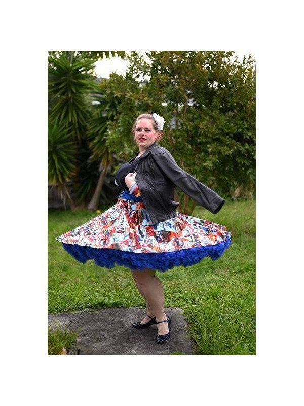 HAPPY DAZE DINER CIRCLE SKIRT - Poison Arrow Retro