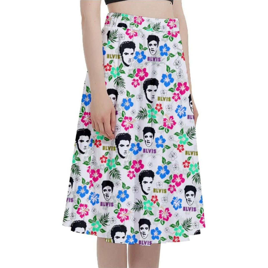 Hawaii Elvis Full Circle Skirt [IN STOCK] - Poison Arrow Retro