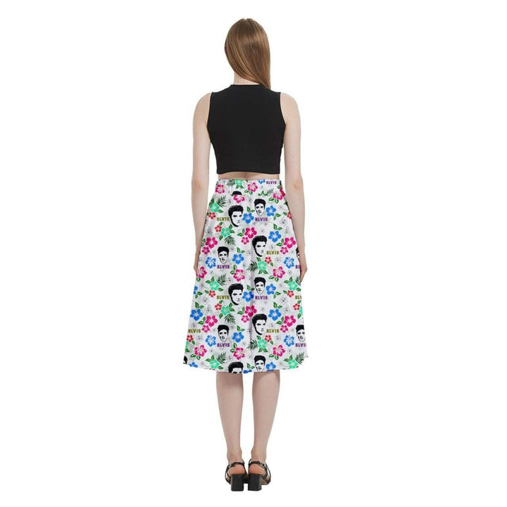 Hawaii Elvis Full Circle Skirt [IN STOCK] - Poison Arrow Retro