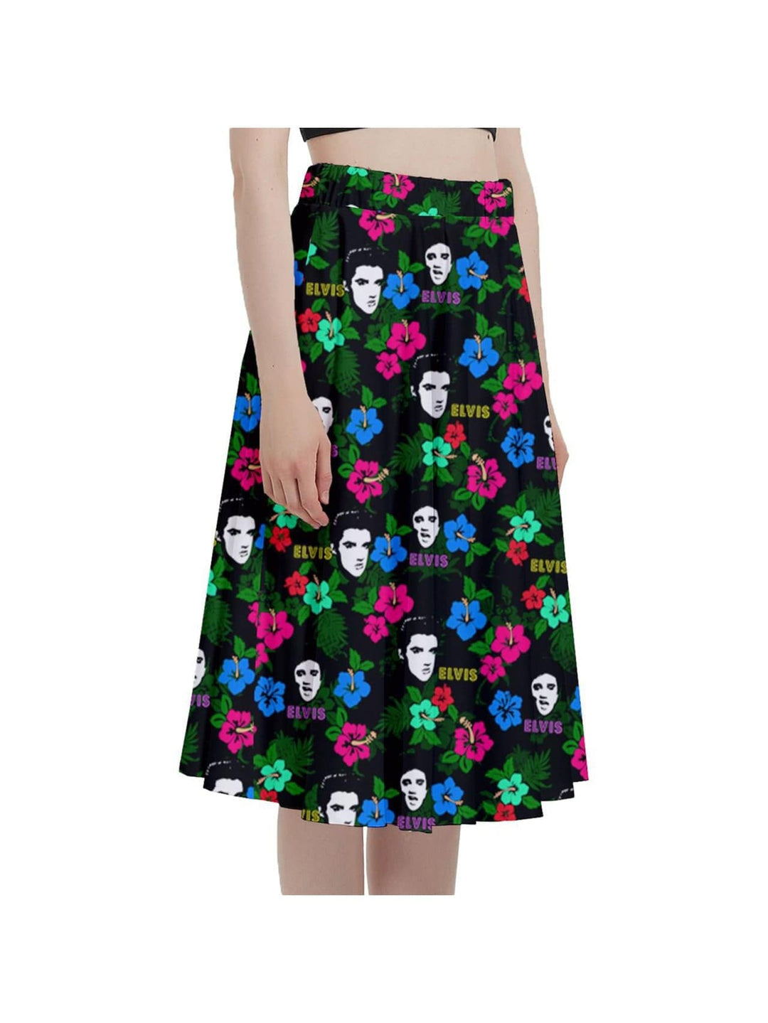 Hawaii Elvis Full Circle Skirt Various Colours - Poison Arrow Retro