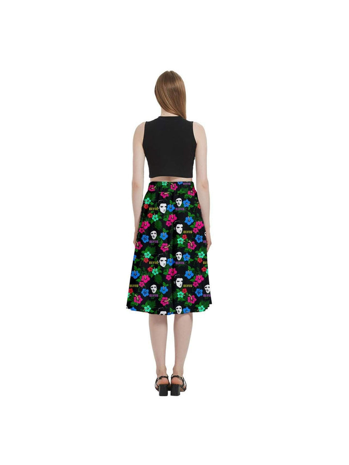 Hawaii Elvis Full Circle Skirt Various Colours - Poison Arrow Retro