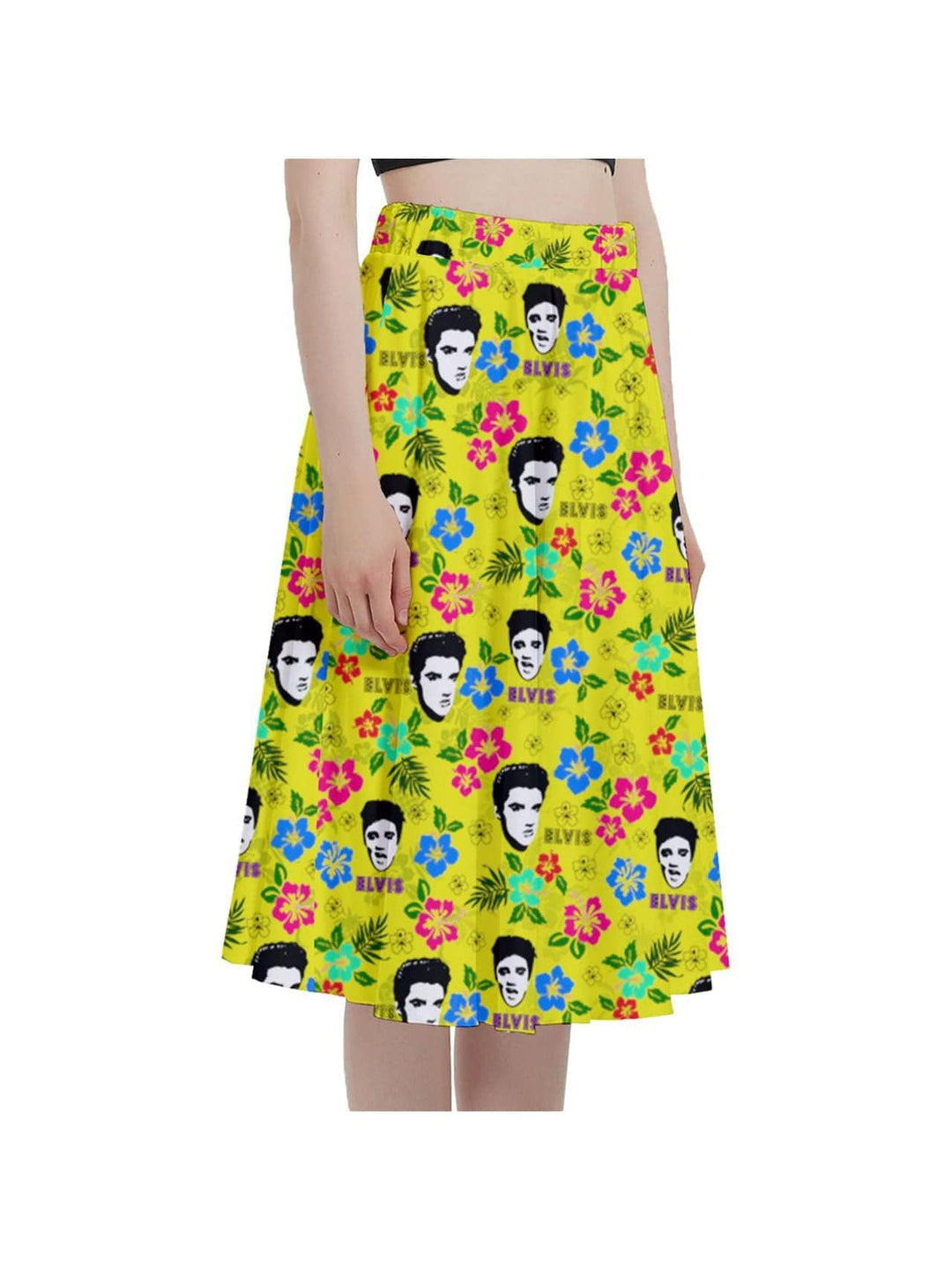 Hawaii Elvis Full Circle Skirt Various Colours - Poison Arrow Retro