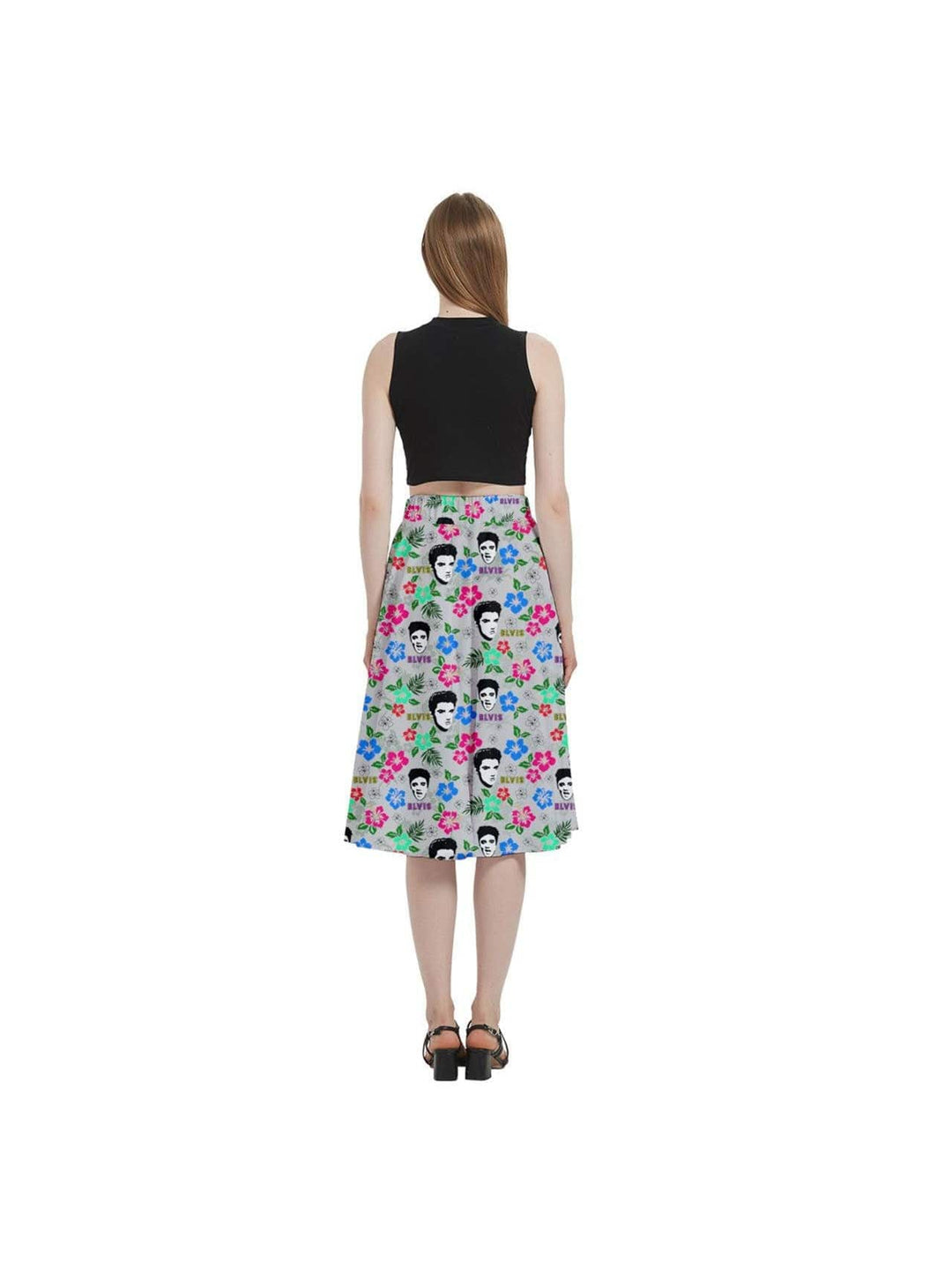 Hawaii Elvis Full Circle Skirt Various Colours - Poison Arrow Retro