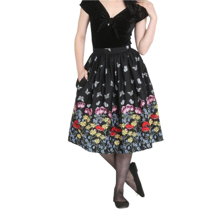 HELL BUNNY MEADOW 50S SKIRT - Poison Arrow Retro