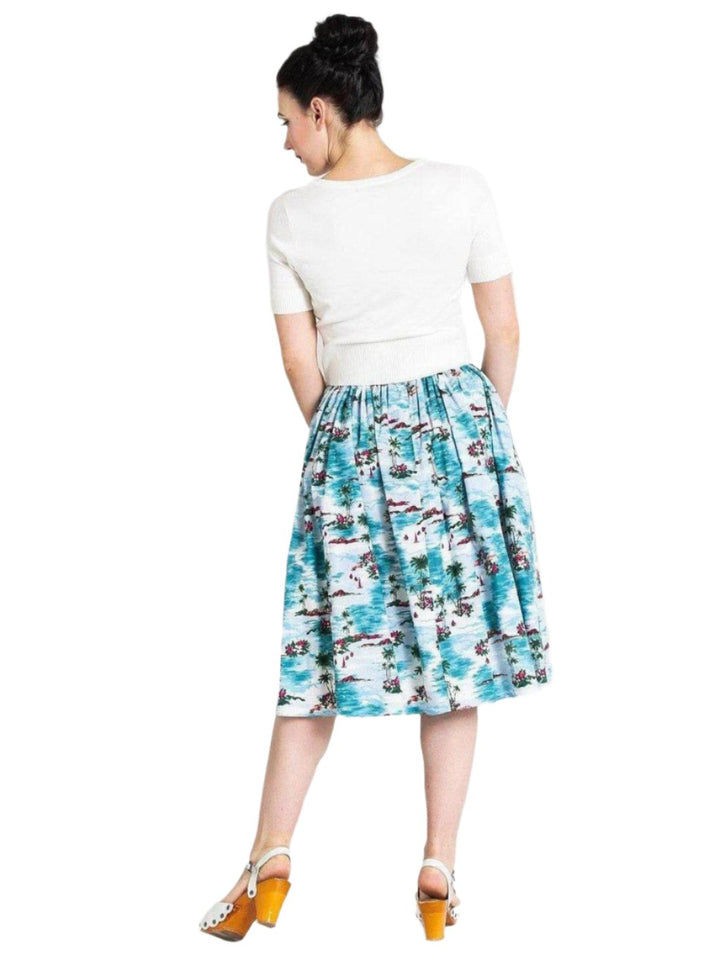 HELL BUNNY NISSI 50S SKIRT - Poison Arrow Retro