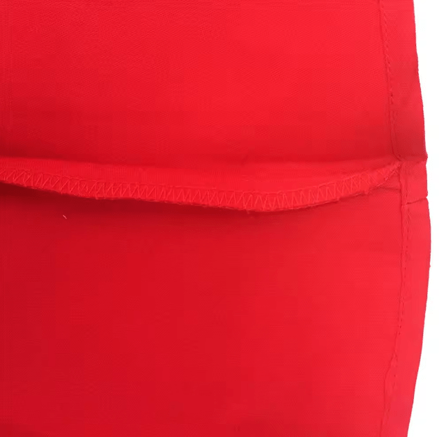 Red Cotton Full Circle Skirt