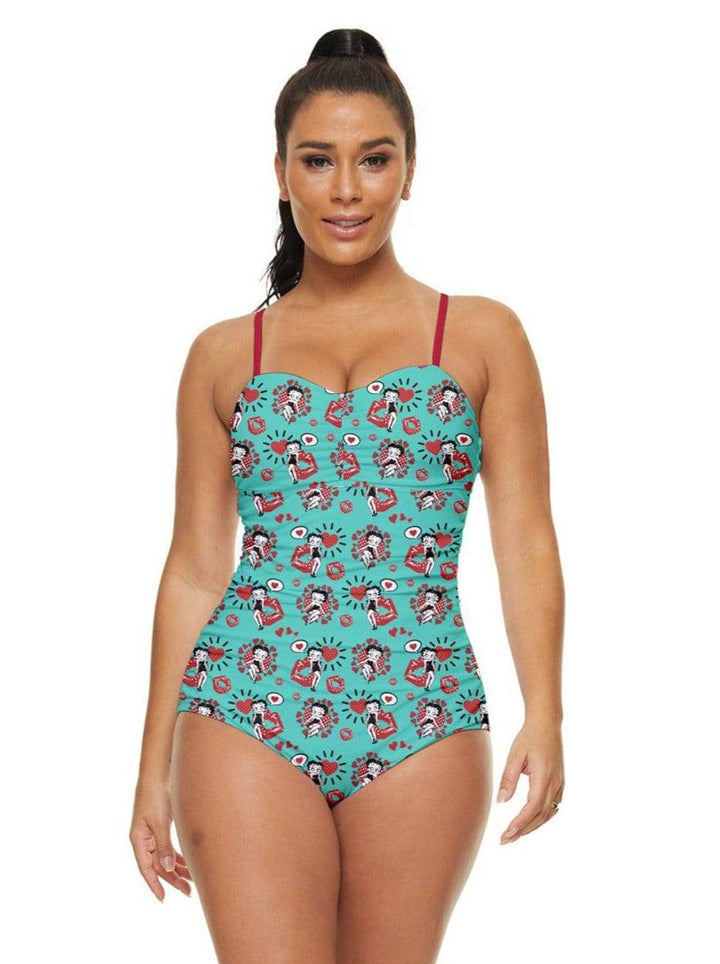 Betty Boop Retro Full Coverage Swimsuit