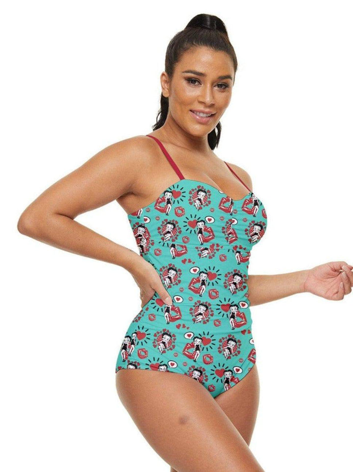 Betty Boop Retro Full Coverage Swimsuit