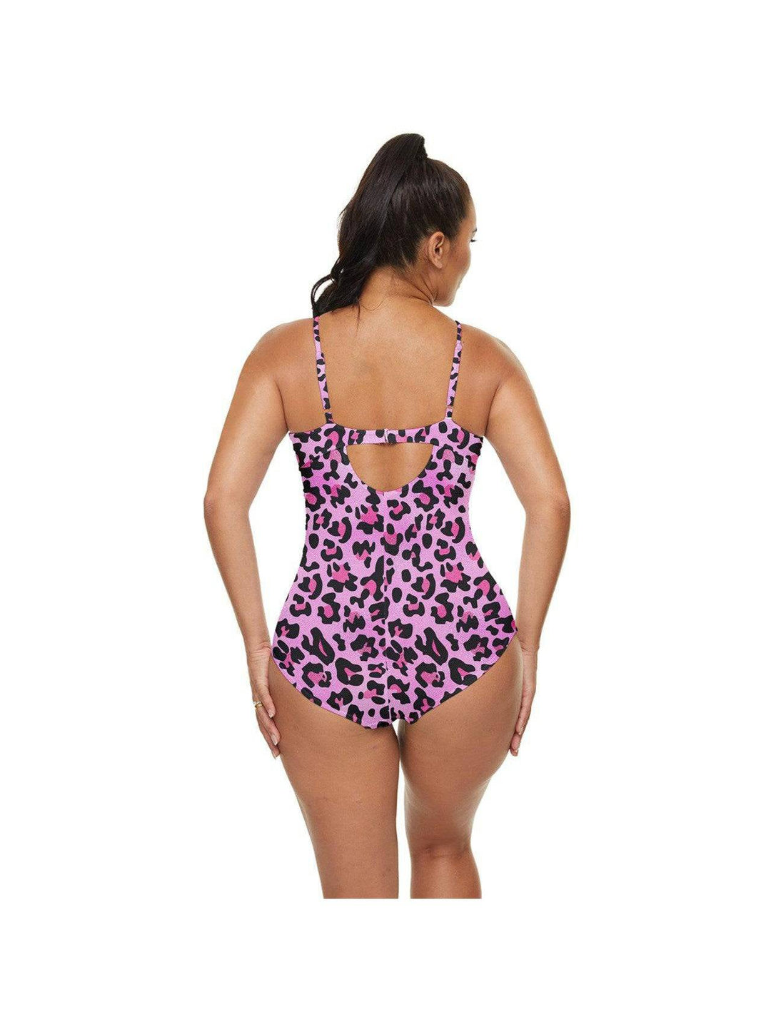 Pink Leopard Full Coverage Swimsuit