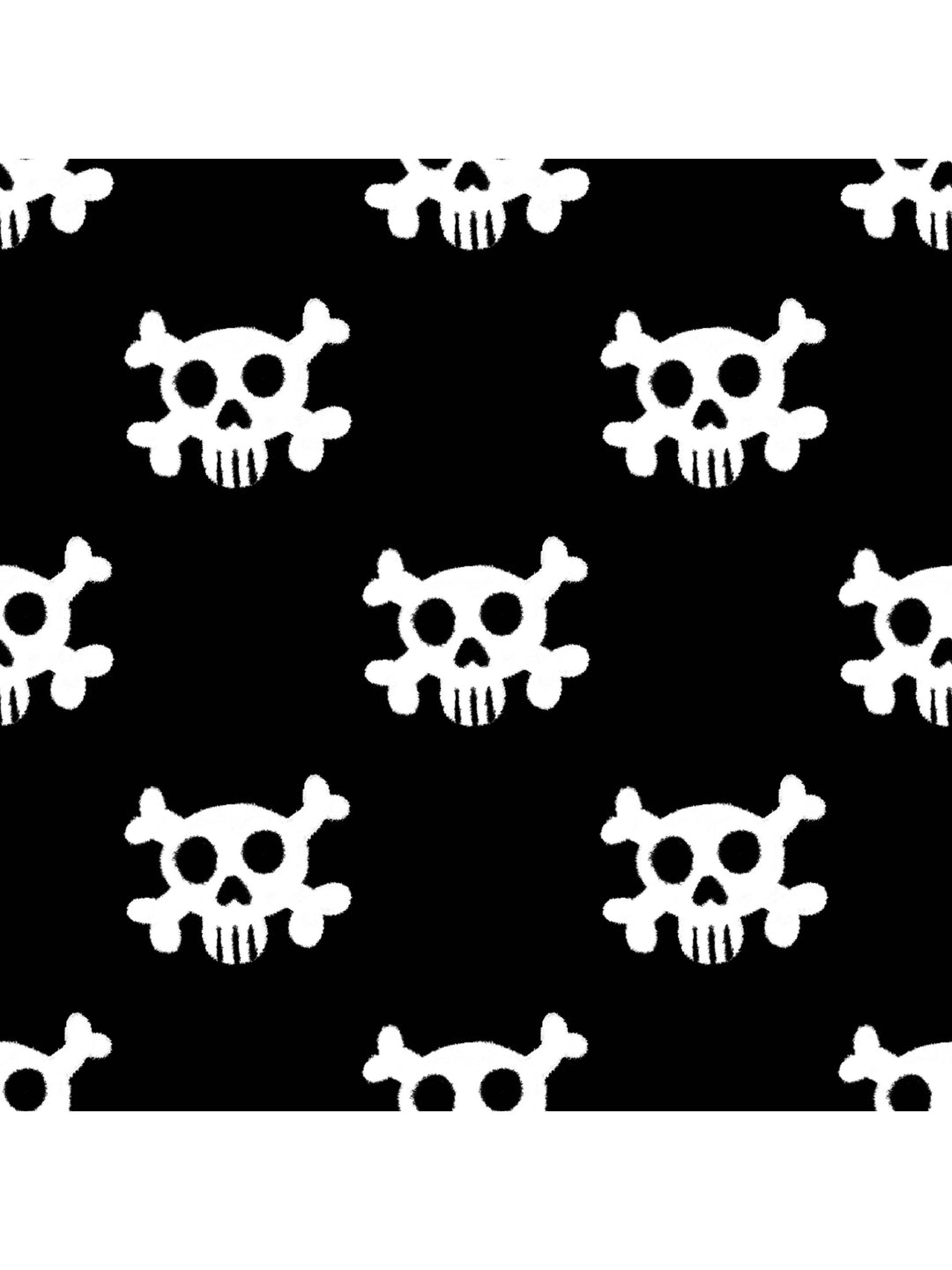 Skulls & Crossbones Tie Front Two Piece Tankini