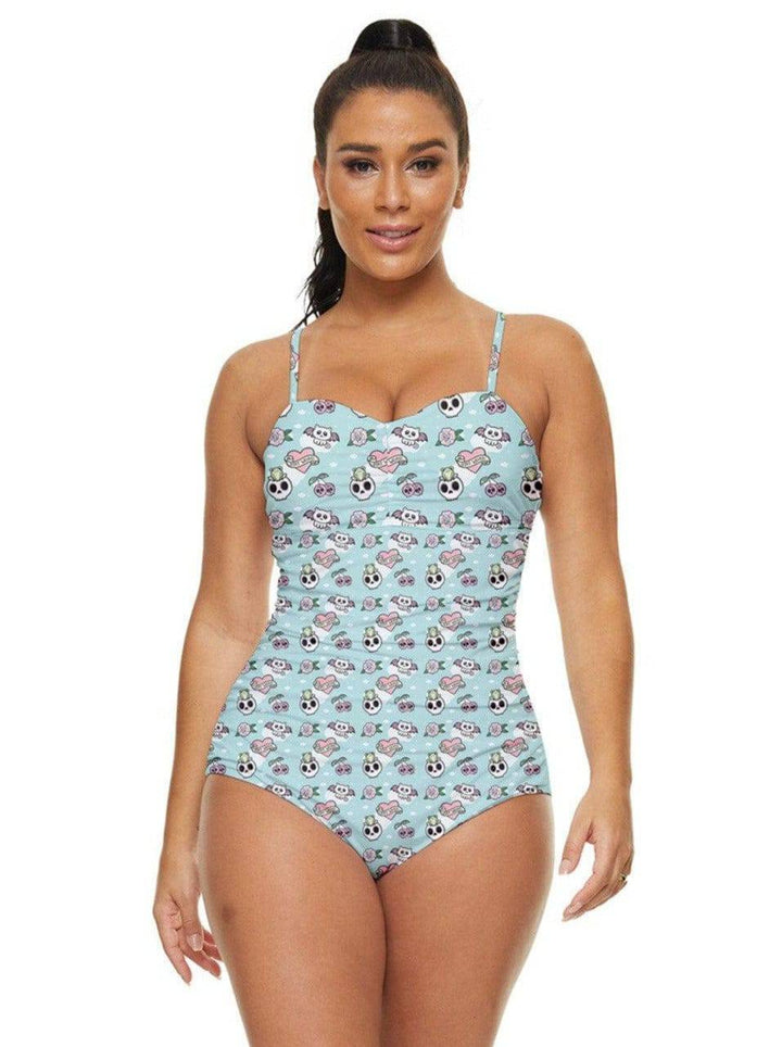 Stay Weird Full Coverage Swimsuit