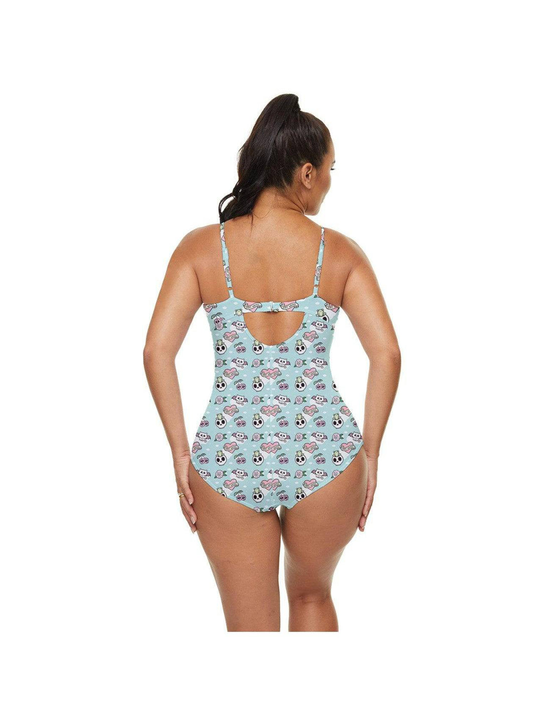 Stay Weird Full Coverage Swimsuit - Poison Arrow Retro