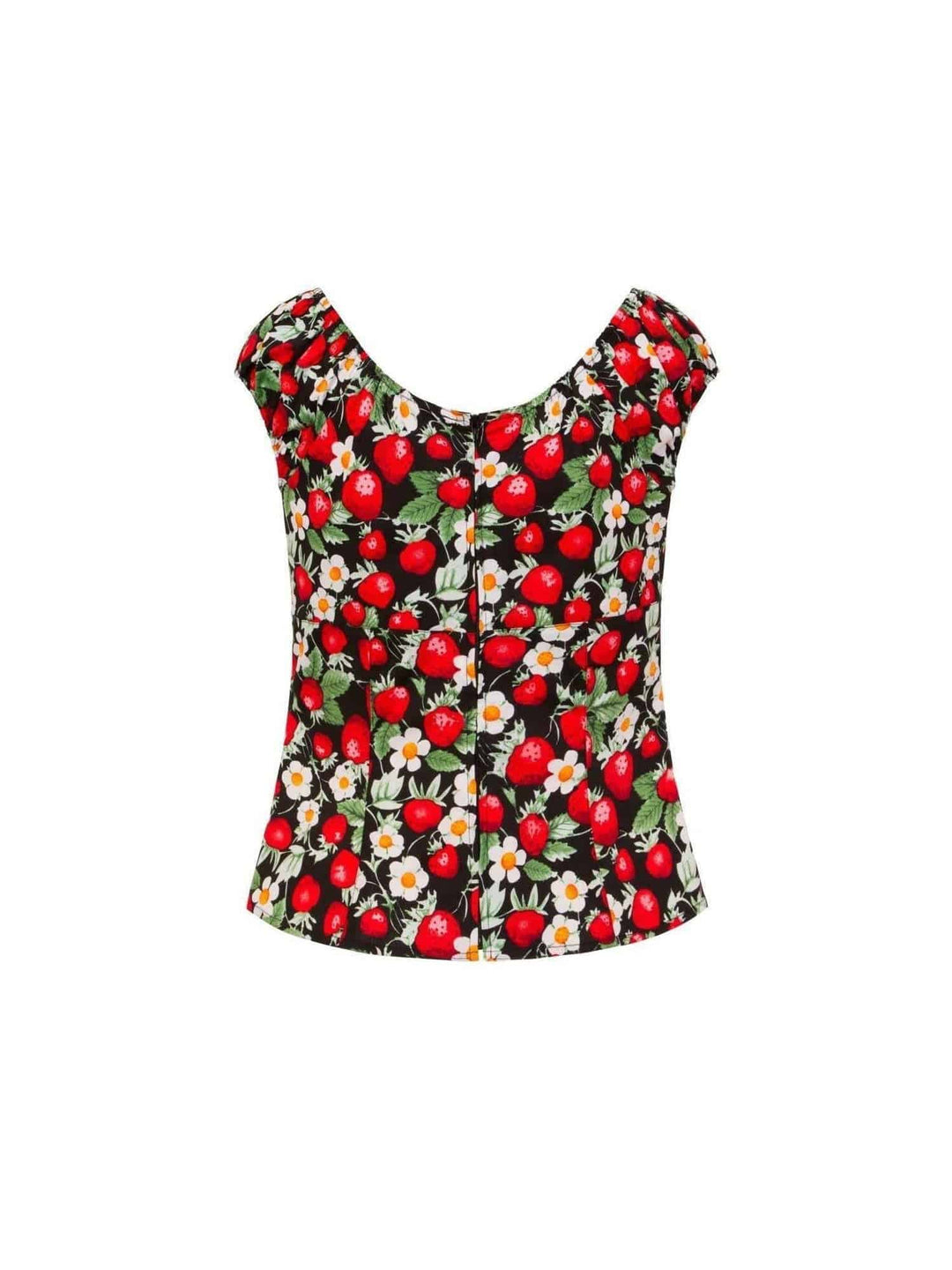 HELL BUNNY STRAWBERRY SUNDAE TOP - Poison Arrow Retro