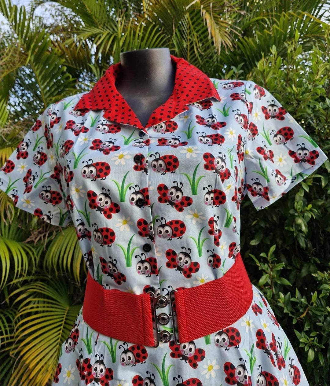 Ladybugs Retro Diner Top - Poison Arrow Retro