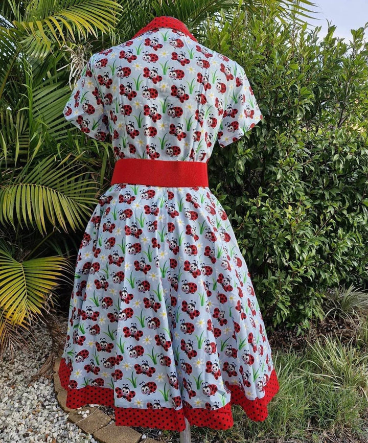 Ladybugs Retro Diner Top - Poison Arrow Retro