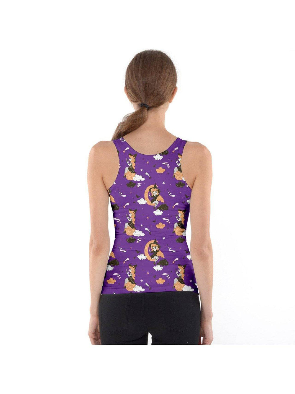 PINUP WITCH PURPLE Tank Top - Poison Arrow Retro