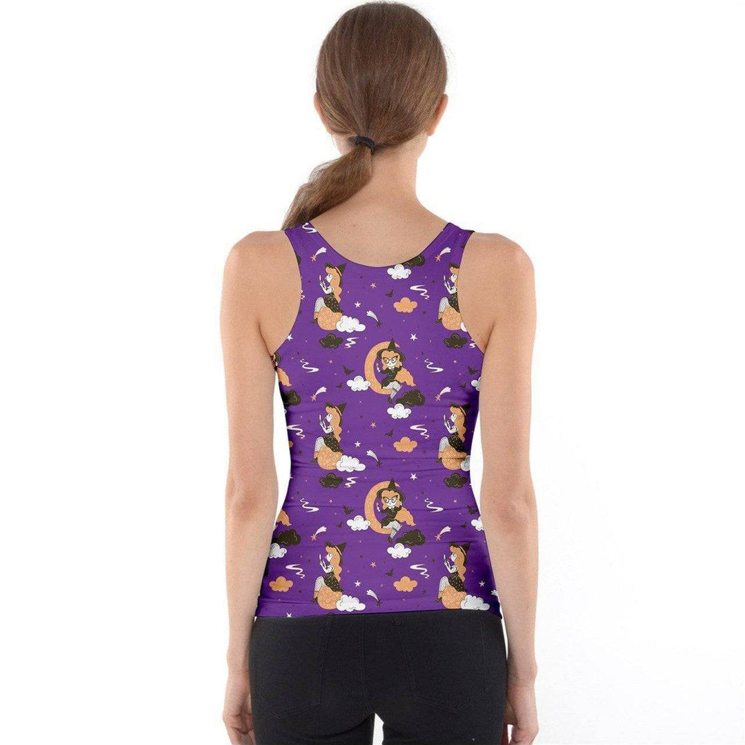 PINUP WITCH PURPLE Tank Top - Poison Arrow Retro