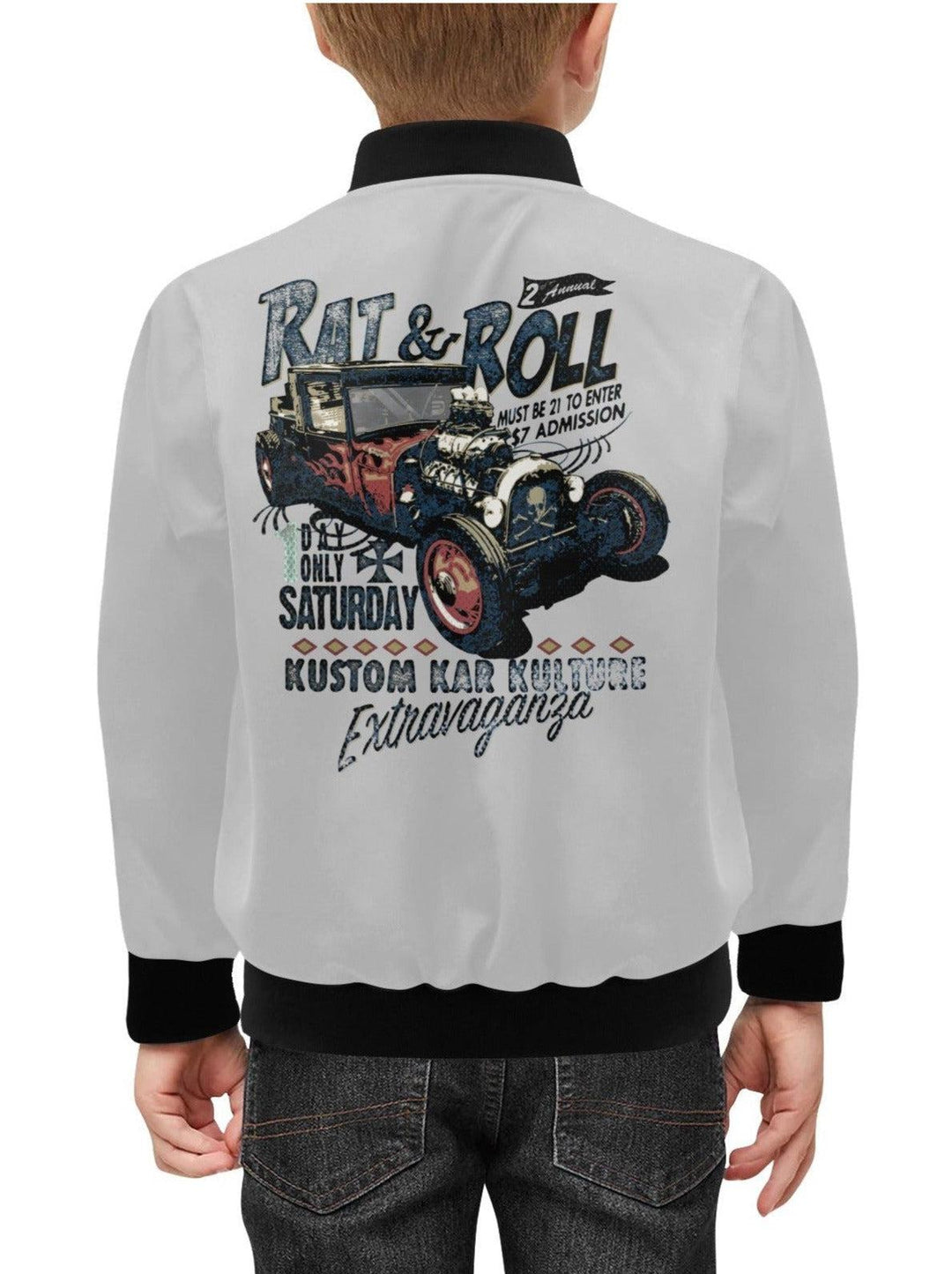 Rat & Roll Kid's Bomber Jacket With Pockets