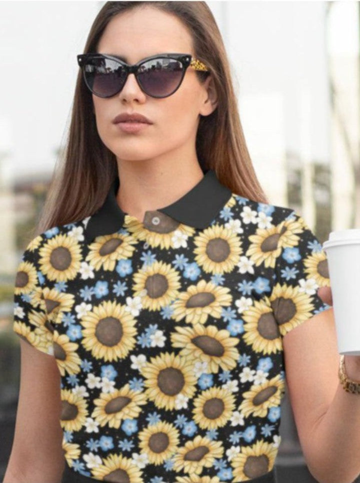 Sunflowers Women's Polo T-Shirt